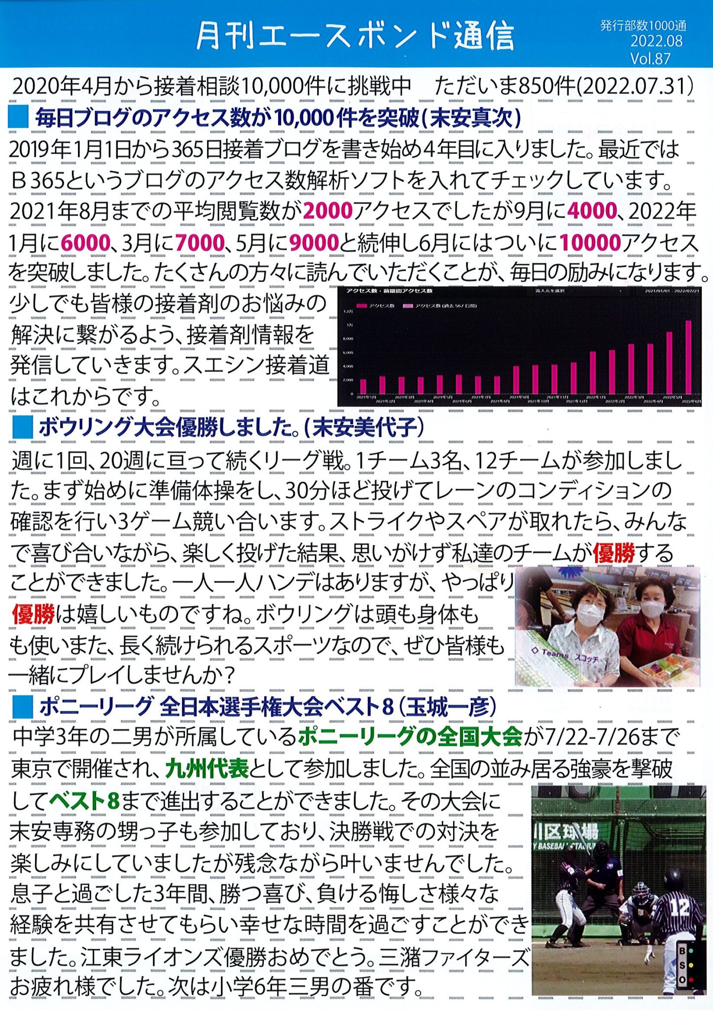 エースボンド通信８月号　Vol.87